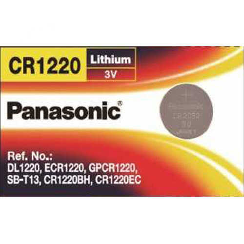 סוללת כפתור ליתיום Panasonic דגם CR1220