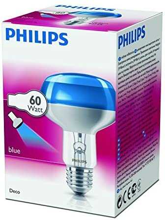 נורת רפלקטור הלוגן אור כחול Philips R80 E27 60W