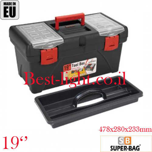 ארגז כלים פלסטי SUPER BAG 19In