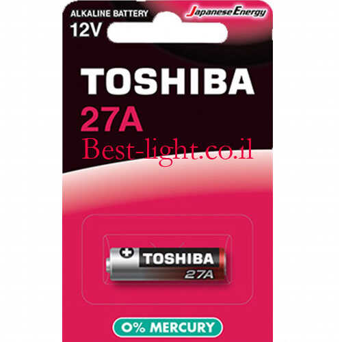 סוללת אלקליין Toshiba 12V דגם 27A