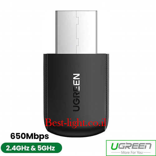 כרטיס רשת אלחוטי Ugreen Dual Band 2.4/5GHz 650Mbps