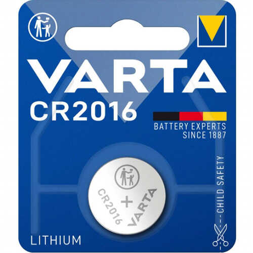 סוללת כפתור ליתיום VARTA CR2016 3V 
