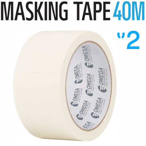 מסקינגטייפ שמנת 2'' אורך 40 מטר OMEGA